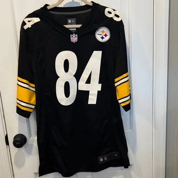 EUC Pittsburgh Steelers Jersey #84 Antonio Brown NFL NIKE ON FIELD - Picture 2 of 6